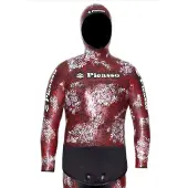 Picasso Thermal Skin 7 Mm Spearfishing Jacket Rouge 2XL Homme