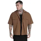 SikSilk Chemise à Manches Courtes Utility