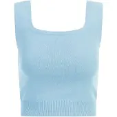 Mymo Tops en tricot bleu clair