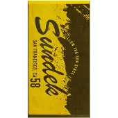 Sundek Maxi Logo Towel Jaune
