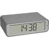 TFA-Dostmann 60.2560.15 Digital Alarm Clock Argenté One Size / EU Plug 220V
