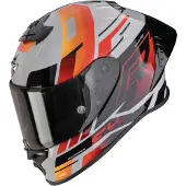 Scorpion Casque EXO-R1 Evo II Air Adrenaline, gris/noir/rouge, XS (53/54)