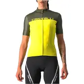 Castelli Velocissima Short Sleeve Jersey Jaune L Femme