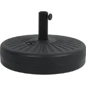 HABITAT ET JARDIN Dalle circulaire à lester pour parasol de jardin - Noir