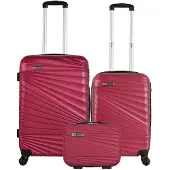 Wellhome Wh4175 Trolley Bag 3 Units Rose