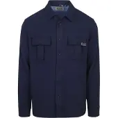 Scotch & soda Overshirt Textured Marine