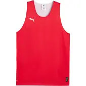 Puma Maillot 'Teamjaws' rouge / noir / blanc
