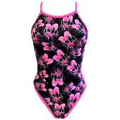 Turbo Double Heart Revolution Swimsuit Noir,Rose 5XL Femme