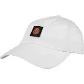Santa Cruz Classic Label Cap Blanc