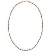 NAEMI Chaîne or / or rose / argent