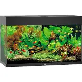 Juwel Aquarium Rio 125 avec éclairage LED, pompe, filtre, chauffage sans meuble noir