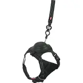 Zolux Harnais pour chien avec laisse EASY RIDE noir S