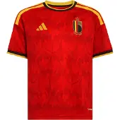 Adidas Belgium Enfant - Jerseys/Réplicas, Rouge - Taille 159 - 164 CM - Poly Mesh