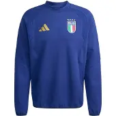 Adidas Sweat-shirt 'Italy Tiro Travel Crew' bleu / jaune / mélange de couleurs