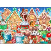 Bluebird Puzzle Puzzle Candy Canes And Cocoa - 500 pièces Carton