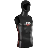 C4 Ultra Stretch 2 Mm Hooded Thermal Vest Noir L