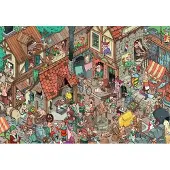 Grafika Puzzle Moyen Âge - 1000 pièces Jouet éducatif