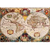 Bluebird Puzzle Puzzle Antique World Map - 1 000 pièces Carton