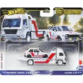 Hot Wheels 73 Honda Civic Custom, Véhicule de transport, 3 ans/années, Métal, Blanc
