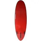 Mitsven 6´2´´ New Evol Egg Tint Surfboard Rouge 188 cm