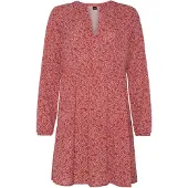 Protest Salud Long Sleeve Dress Rouge S Femme