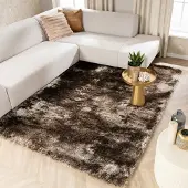 FRAAI Tapis à poils longs | Glorious Argent/Gris | 200x290cm | Gris | Rectangulaire | Tapis