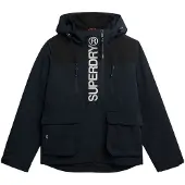 Superdry Veste fonctionnelle bleu marine / noir / blanc