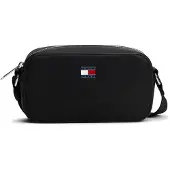 Tommy Hilfiger Sac à bandoulière 'Essential' rouge vif / noir / blanc