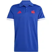 Adidas T-Shirt 'France rugby Home supporters replica' bleu / rouge
