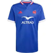 Adidas Maillot 'France Rugby Home Replica' bleu / rouge feu / blanc