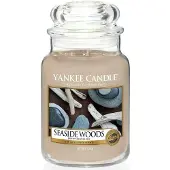 Yankee candle Geurkaars Large Seaside Woods - 17 cm / ø 11 cm