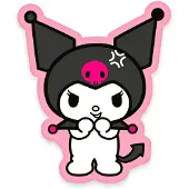 Herding Coussin décoratif Sanrio Kuromi Smiling 36 cm
