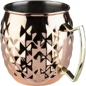 Aps Becher "MOSCOW MULE", Tasse, Or, Cuivre, Marron