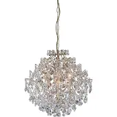 Markslöjd Suspension en cristal ROSENDAL Golden 6 ampoules