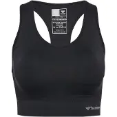 Hummel Soutien-gorge de sport gris / noir
