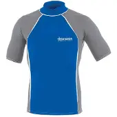 Abysstar Tijuana Short Sleeve Rash Guard Bleu S Homme