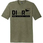 Dive Rite Od Dir Short Sleeve T-shirt Vert XL
