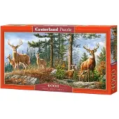 Castorland Puzzle 4000 pièces Famille de Cerfs Royaux 400317