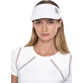 Lucky in Love Lucky Logo Stretch Visor Blanc