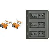 Jupio Pack économique DJI Action 3/4/5 Pro