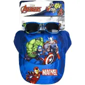 Marvel Casquette et lunettes de soleil Avengers - Set parfait pour les enfants