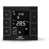 MCO Home Thermostat pour chauffe-eau (avec capteur d'humidité) Version 2, Thermostat, Noir