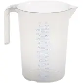Hünersdorff Pichet doseur 3000 ml polypropylène transparent D175xH238 mm poignée ouverte HÜN