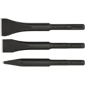 Rennsteig Jeu de burins PCS 212 00096, SDS-Plus, 140 mm, 3 pièces