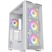Hiditec H2 Air Argb Boîtier tour PC Transparent,Argent Transparent,Argent One Size