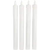 Creativ Company Bougies LED blanches 24,5 cm Set 4 pièces Décoration
