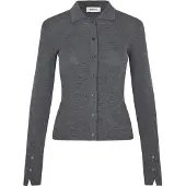 Modstrom Cardigan 'Hiroki' gris chiné