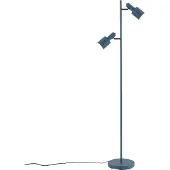 QAZQA Lampadaire moderne bleu 2 lumières - Stijn