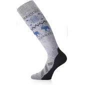 Lasting Fww 858 Long Socks Gris EU 38-41