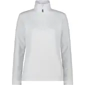 CMP 34l4226 Half Zip Sweatshirt Blanc S Femme
